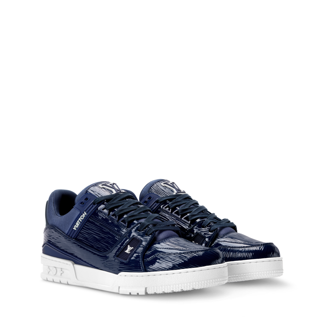 LOUIS VUITTON ネイビー スニーカー　36 louis-vuitton--